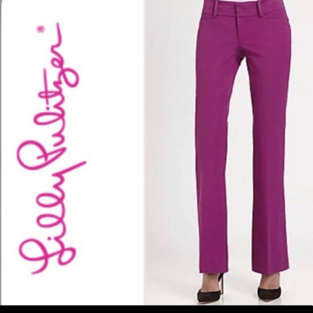 Lilly Pulitzer Magenta Pants